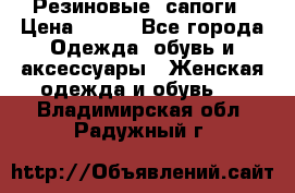 Резиновые  сапоги › Цена ­ 600 - Все города Одежда, обувь и аксессуары » Женская одежда и обувь   . Владимирская обл.,Радужный г.